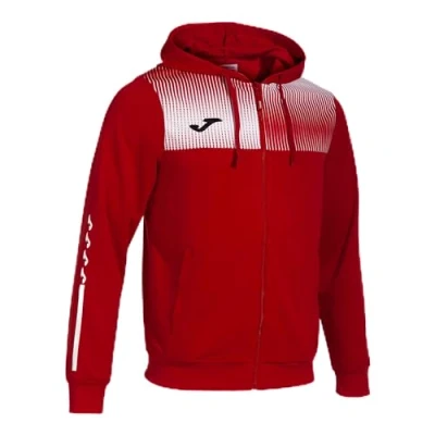 Image of Joma Men&#039;s Eco Supernova Hooded Jacket, Red/White, L