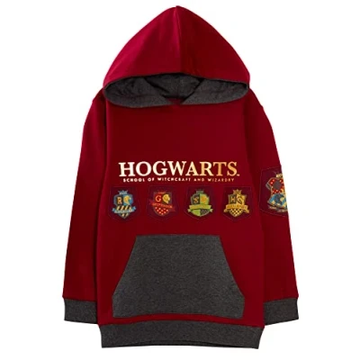 Image of Harry Potter Hoodie Burgundy 4 5 Years