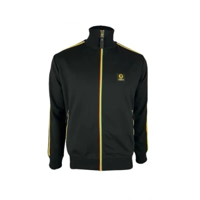 Image of Trojan Contrast Zip Track top TC/1043 Black L