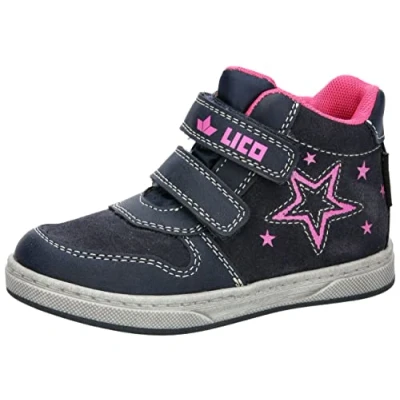 Image of Lico Zarina V Snow Boot, Navy Pink, 13 UK Child