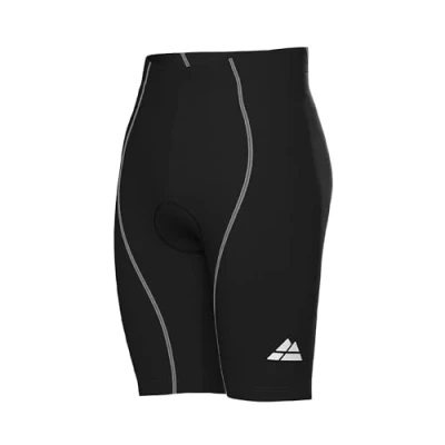 Image of DANISH ENDURANCE Padded Cycling Shorts, Mountain Bike Gear, Quick Dry, for Men, Black/Grey, XL