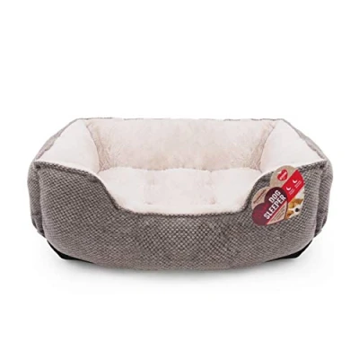 Image of Rosewood Luxury Truffle Square Dog Bed, Small