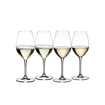 Image of Riedel Champagne Glasses / White Wine Friendly 4 Pieces