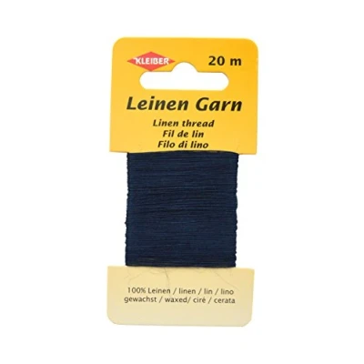 Image of Kleiber Linen Thread, Navy, 11.8x6.2x0.4 cm