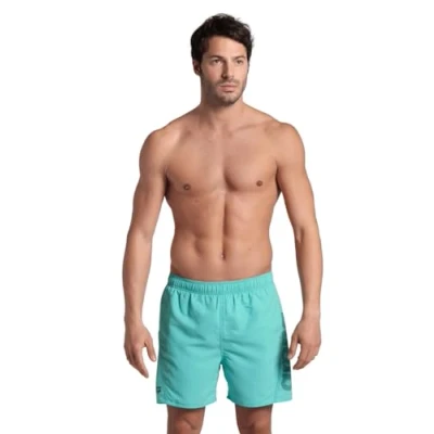 Image of arena Fundamentals X Short Men&#039;s Swimwear for Beach and Pool, in Soft Recycled Fabric with QuickDrying, Inner Mesh Briefs