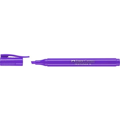 Image of Faber Castell 157736 Pack of 10 Textliner 38 Fluorescent Markers Purple