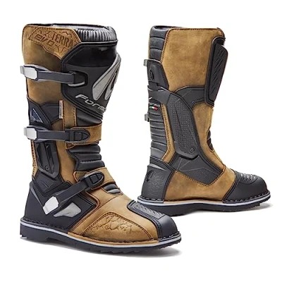Image of Forma Terra Evo WP CE Approved Motorcycle Boots Brown