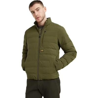 Image of G Star Men&#039;s Foundation Liner Jacket, Green (shadow olive D24276 D518 B230), L