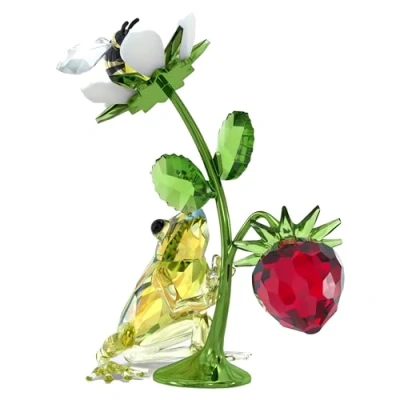 Image of Swarovski Idyllia Frog, Bee and Strawberry