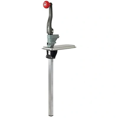Image of Bonzer Classic R Bench Can Opener for up to 16 inch Cans, Stainless Steel, Suitable 10x Standard Cans per Day, Dishwasher Safe Trigger Mechanism, Shaft Length: 400 mm, CY024
