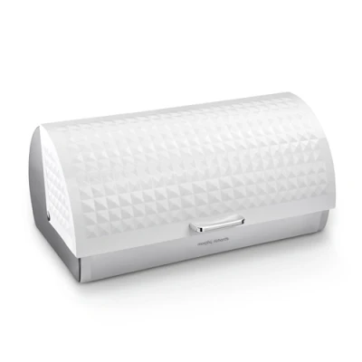 Image of Morphy Richards Dimensions Roll Top Bread Bin White
