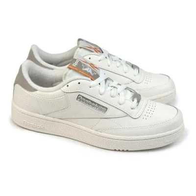 Image of Reebok Men&#039;s Club C 85 Sneaker, Chalk Ash Ter, 4 UK