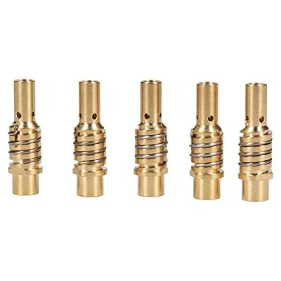Image of Mig Welding Torch Tip Adapter Left Hand Thread &amp; Spring Shroud Support MB15