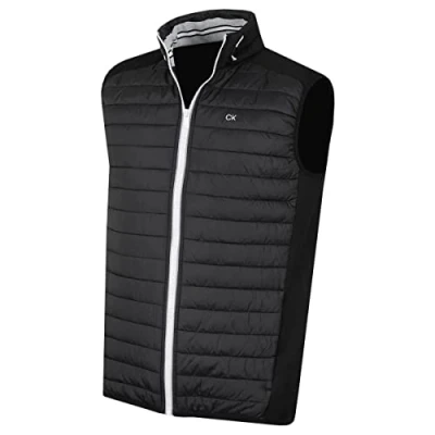 Image of Calvin Klein Mens Hybrid Gilet Black/Silver XXL