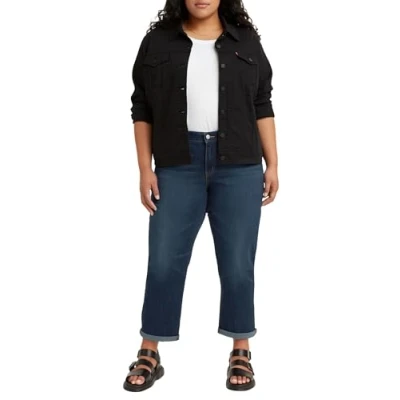 Image of Levi&#039;s Women&#039;s Plus Size Boyfriend Jeans, Cobalt Layer Plus, 20W