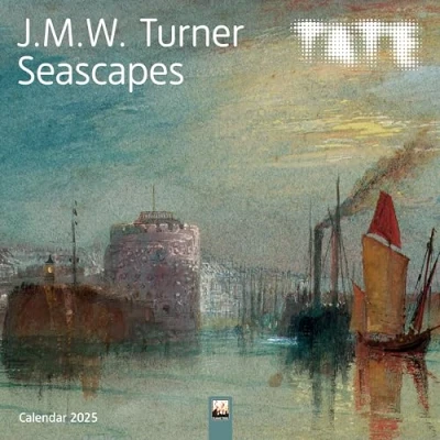 Image of Tate: J.M.W. Turner Seascapes Wall Calendar 2025 (Art Calendar)
