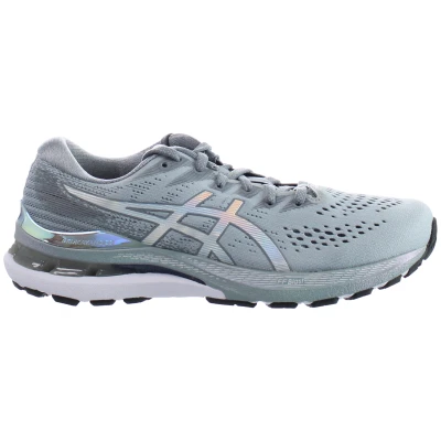 Image of Asics Gel Kayano 28 Mens Grey Running Trainers Size UK 7