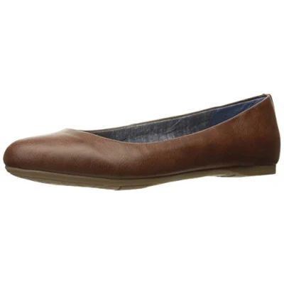 Image of Dr. Scholl&#039;s Shoes Women&#039;s Giorgie Slip On Ballet Flat, Whiskey, 6 Wide