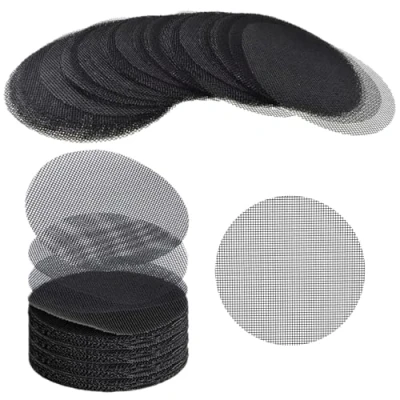 Image of Rjayaa Flower Pot Hole Mesh Pads, 100pcs 4 Inch Drainage for Plant Pots Round Bonsai Potting Bottom Grid Mat Gardening