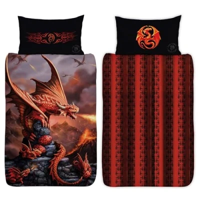Image of ANNE STOKES Duvet Set, POLYCOTTON, Multi, Single