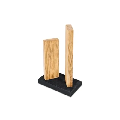 Image of Kai STH 3.3 Shun Magnet Knife Block Oak with Granite Base