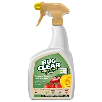 Image of 800ml Bug Clear For Indoor &amp; Outdoor, Gardening Solutions, Flowers, Fruit Veg, Kills Bugs Prevents Further Attacks