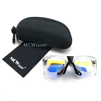 Image of MCWlaser CO2 Laser Safety Protective Goggles Glasses 10600nm Reflective Type Eyewear for Engraving Cuttinge Beauty Treatment EP 25 Style D