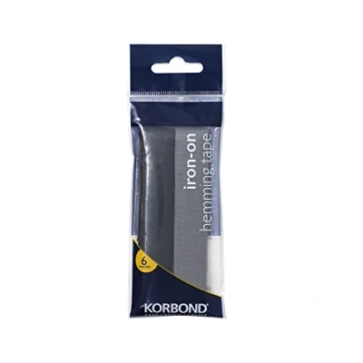 Image of Korbond 6 m Hemming Tape, Black/Grey