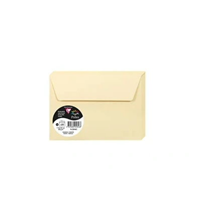 Image of Clairefontaine Ref 5846C Pollen Adhesive Envelopes (Pack of 20) C6 Sized, 120gsm Paper, Printer Compatible, Acid Free, Strip for Easy Seal Tawny