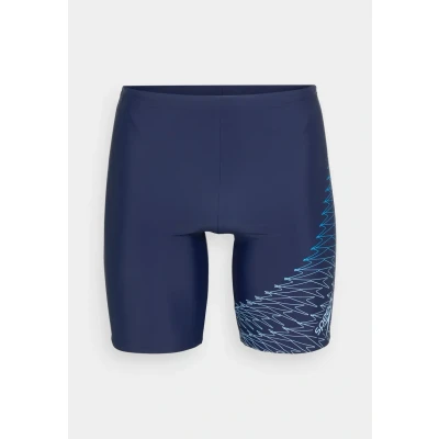 Image of Speedo MENS Medley LOGO Jammer Swimming trunks, Men&#039;s, Size: 32, Navy/lagoon blue