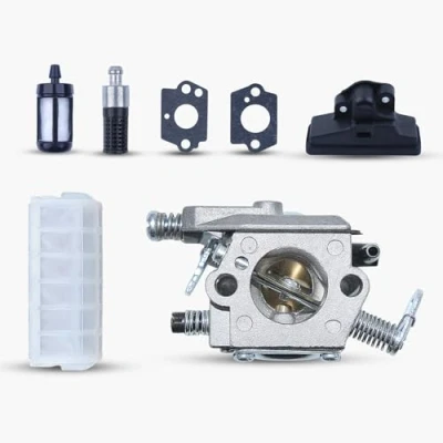 Image of HAISHINE Carburetor for Stihl MS210 MS250 021 023 025 Chainsaw Replacement Spare Parts with Air Fuel Oil Filter 2pcs Carb Gaskets Kit