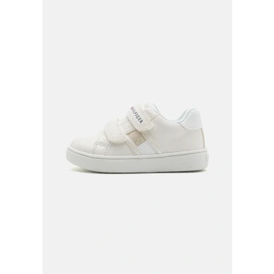 Image of Tommy Hilfiger Logan Trainers for kids, Size: 5.5K, White Imitation leather/ textile