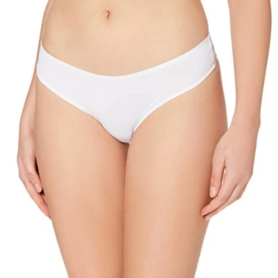 Image of Triumph Women&#039;s Lovely Micro Brazilian String, Briefs, WHITE