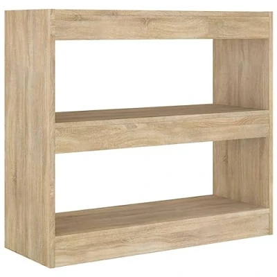 Image of vidaXL Book Cabinet/Room Divider Practical Multi Purpose Shelving Unit Sonoma Oak Engineered Wood Material