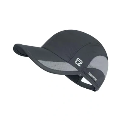 Image of GADIEMKENSD Quick Dry Sports Hat Lightweight Breathable Soft Outdoor Running Cap Baseball Caps for Men (Deep Gray)