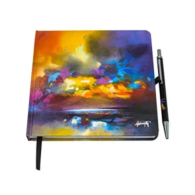 Image of Scott Naismith Notebook Gift Set Notepad and Pen (Warmth Emanates Design) 192 Pages Official Merchandise