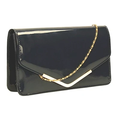 Image of SwankySwans Women&#039;s Sara Clutch Bag, Navy Blue