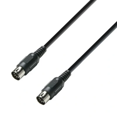 Image of Adam Hall 3 Star Series 3m MIDI Cable Black