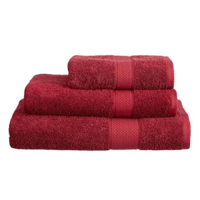 Image of Linens Limited Hand Towel for Bathroom and Kitchen, Great as Face Towel, Guest More, Turkish Cotton, Soft Luxurious, Super Absorbent, Machine Washable (Burgundy)