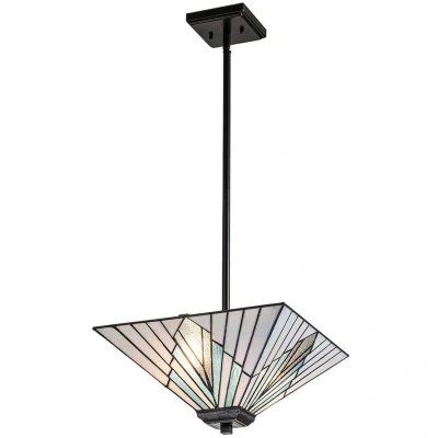 Image of Alderley 2 Light Trio Mount Pendant Vintage Bronze