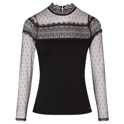 Image of Morgan Women&#039;s 241 MSTACY Pullover Sweater, Black, M