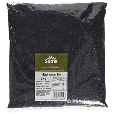 Image of Suma Bagged Down Nerone Black Rice 3 kg (Pack of 1)