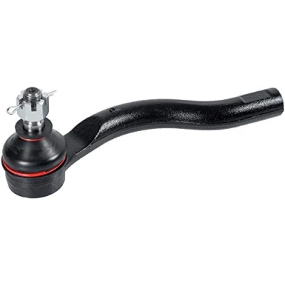 Image of 4422A038 Track rod end FEBI BILSTEIN 41331 Front Axle Right with crown nut MITSUBISHI: PAJERO 4