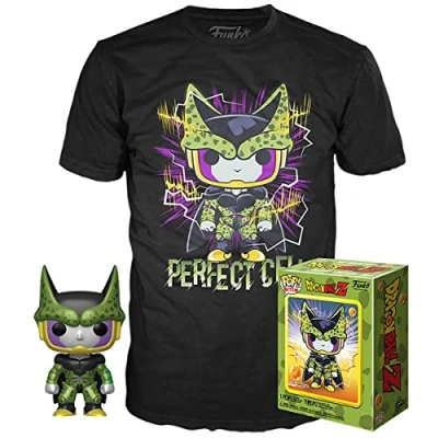 Image of Maskfy 122215 Figure POP &amp; Tee Dragon Ball Z Perfect Cell Set Headed Dolls, Multicoloured, M