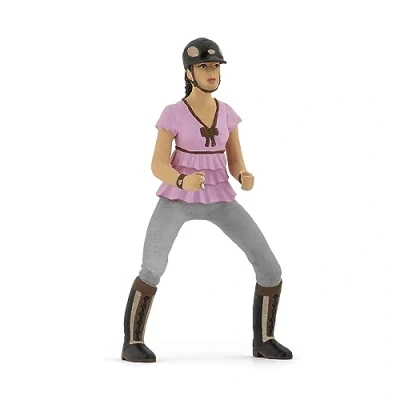 Image of Papo 52006 Trendy Riding Girl Pink Figure