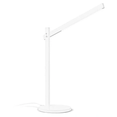 Image of PIVOT Dimmable Integrated LED Table Lamp White, In Built Switch, 3000K