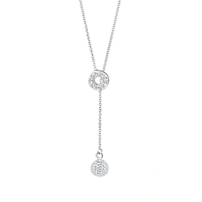 Image of Elli Necklace Y Kette Kristalle 925 Sterling Silber