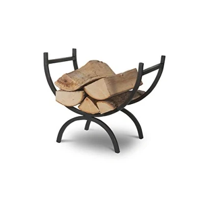Image of Wrought Iron Log Holder by Garden Trading Crafted in H38 X W47 D28cm