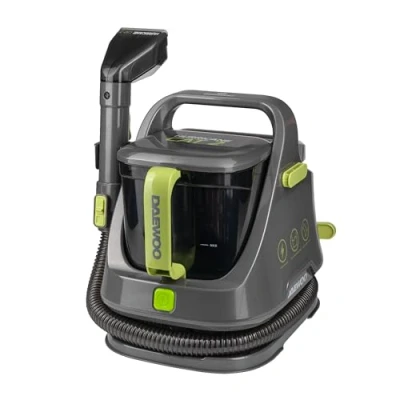 Image of Daewoo Hurricane Spot Washer For Carpet And Upholstery, 1.4 Litre Water Tank, Twin Tank Technology, Spray, Scrub, Suction In One Device, Easy Use, 5M Cord, Lift Spills Stains With Powerful Motor