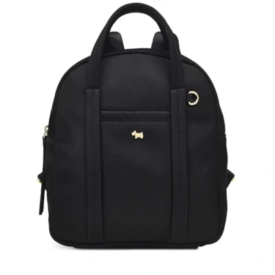 Image of RADLEY London Chesil Place Responsible Small Zip Around Backpack for Women, in Black Recycled Polyester